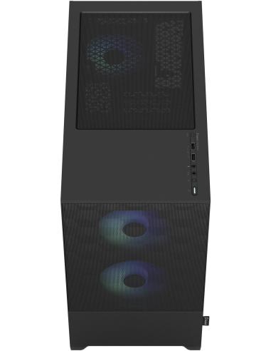 Fractal Design Pop Mini Air Cristal Templado USB 3.2 Negro