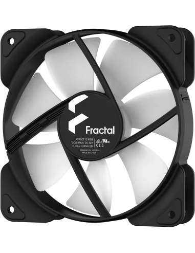 Fractal Design Aspect 12 RGB Ventilador Suplementario 120mm Negro