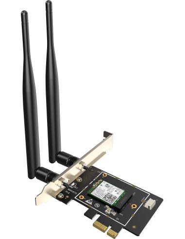 Tenda E33 Tarjeta de Red PCI Express WiFi 6e Bluetooth 5.2