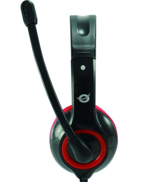 Conceptronic CCHATSTARU2R Auriculares USB-A Negros