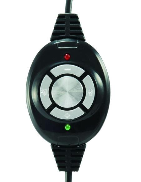 Conceptronic CCHATSTARU2R Auriculares USB-A Negros