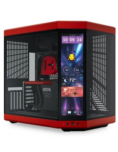 Hyte Y70 Touch Infinite Negra y Roja con Pantalla Táctil USB 3.2