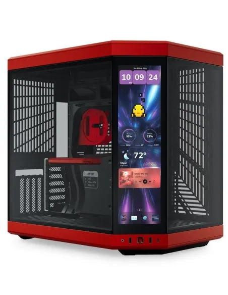 Hyte Y70 Touch Infinite Negra y Roja con Pantalla Táctil USB 3.2