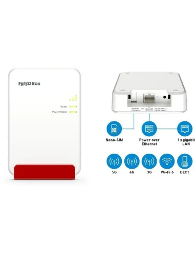 AVM Fritz!Box 6860 Router 5G WiFi 6e Ethernet