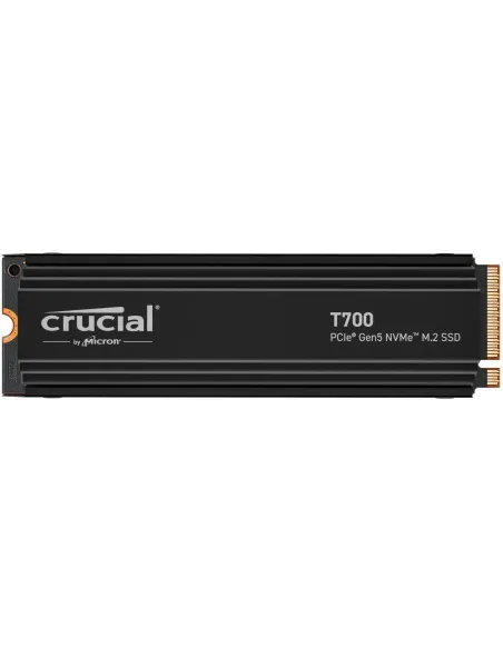Crucial T700 2TB SSD PCIe Gen5 NVMe M.2 con Disipador Térmico