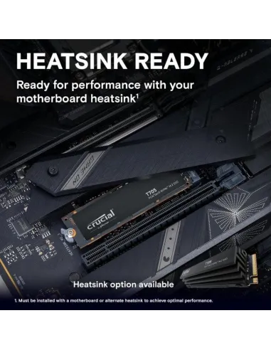 Crucial T705 1TB SSD PCIe Gen5 NVMe M.2