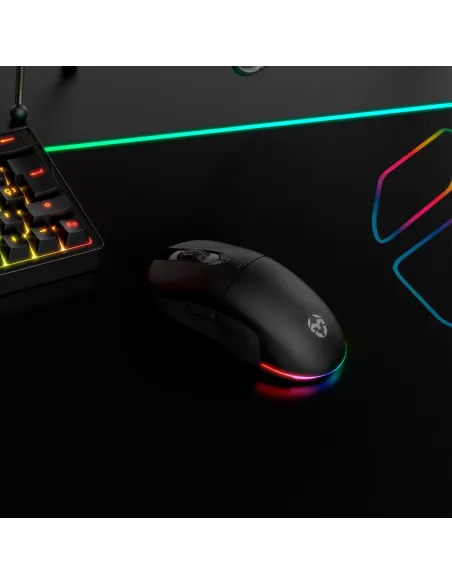 Krom NXKROMKOMET Komet Ratón Gaming Inalámbrico RGB Negro 2400 DPI