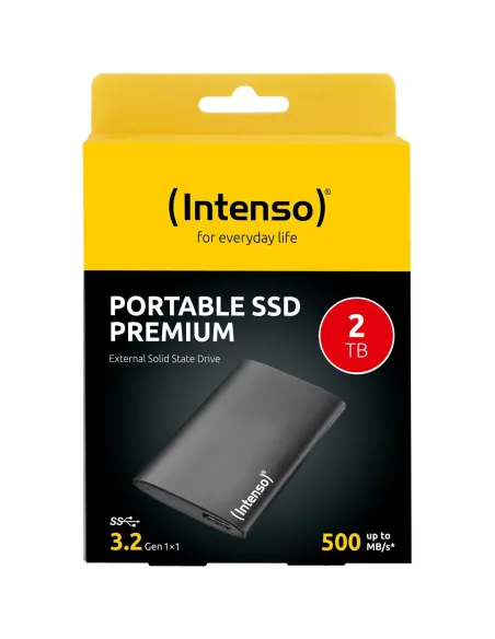 Intenso 3823471 Disco Duro USB Externo 2TB USB 3.2 Negro