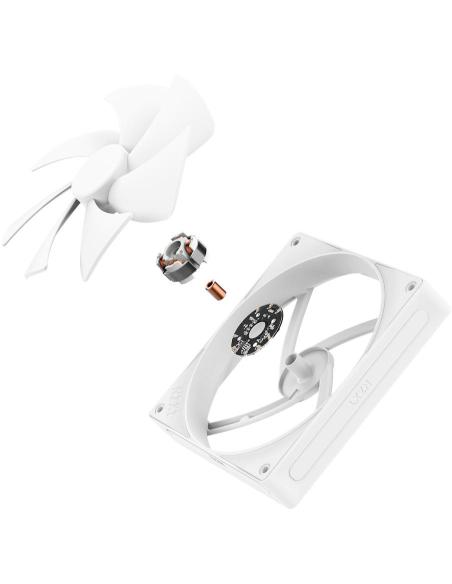 NZXT F140P Ventilador Suplementario 140 mm Blanco