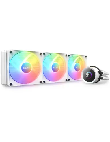NZXT Kraken 360 RGB Kit de Refrigeración Líquida 360mm Blanco