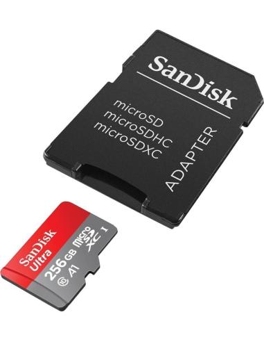 SanDisk Ultra microSDXC 256GB UHS-I A1 Clase 10 con Adaptador