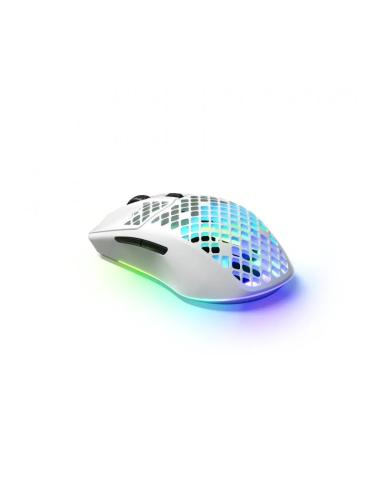 SteelSeries Aerox 3 (2022) Blanco Inalámbrico 18000 DPI