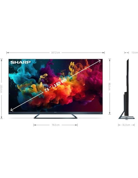Sharp 75FQ5EG 75" LED 4K UltraHD 144Hz Smart TV