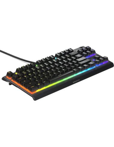 SteelSeries Apex 3 TKL Teclado con Cable RGB USA Negro
