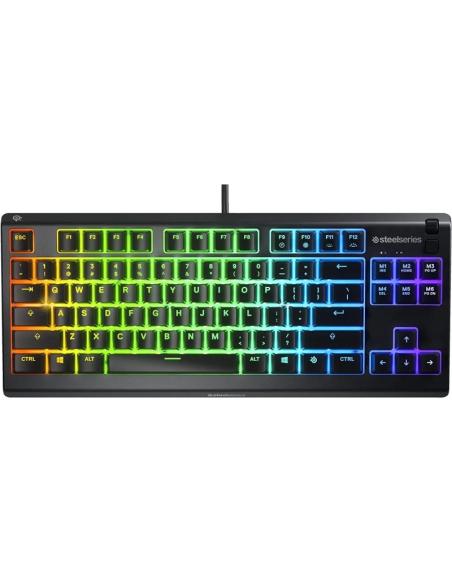 SteelSeries Apex 3 TKL Teclado con Cable RGB USA Negro
