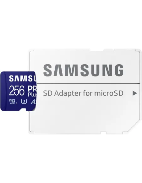 Samsung PRO Plus MicroSDXC 256GB UHS-I U3 A2 V30 Clase 10 con Adaptador SD