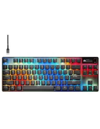 SteelSeries Apex Pro TKL Gen 3 RGB Teclado Mecánico Gaming USB Switch OmniPoint 3.0 Negro Teclado US