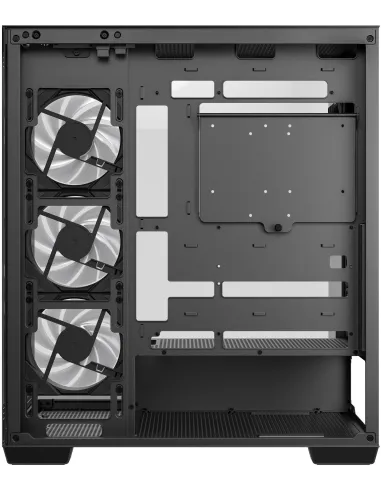 DeepCool CG580 4F Midi Tower Cristal Templado USB 3.2 Negra