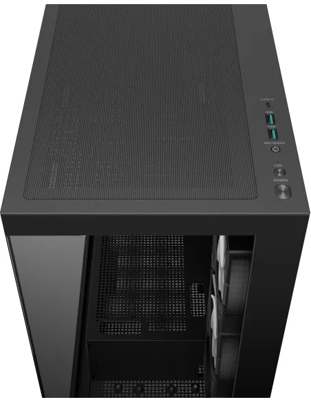 DeepCool CG580 4F Midi Tower Cristal Templado USB 3.2 Negra