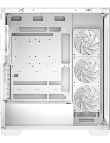 DeepCool CG580 4F WH Midi Tower Cristal Templado USB 3.2 Blanca