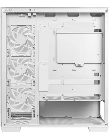 DeepCool CG580 4F WH Midi Tower Cristal Templado USB 3.2 Blanca