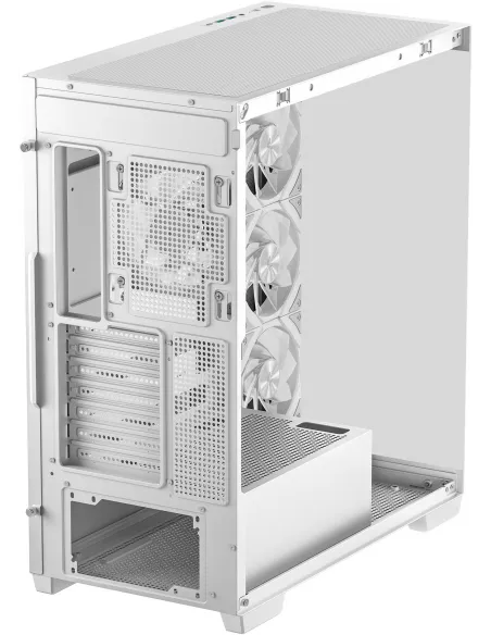 DeepCool CG580 4F WH Midi Tower Cristal Templado USB 3.2 Blanca