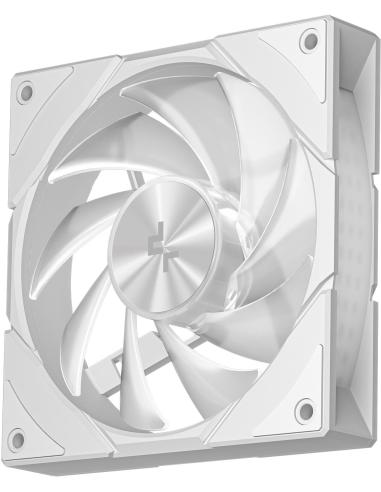 DeepCool CG580 4F WH Midi Tower Cristal Templado USB 3.2 Blanca