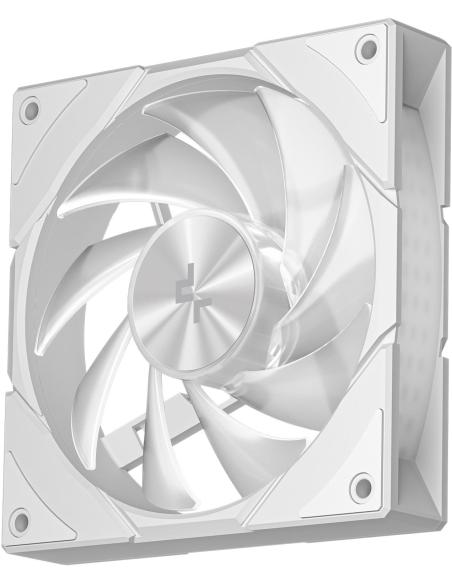 DeepCool CG580 4F WH Midi Tower Cristal Templado USB 3.2 Blanca