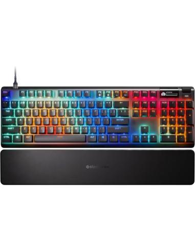 SteelSeries Apex Pro Gen 3 RGB Teclado Mecánico Gaming USB Switch OmniPoint 3.0 Negro Teclado USA
