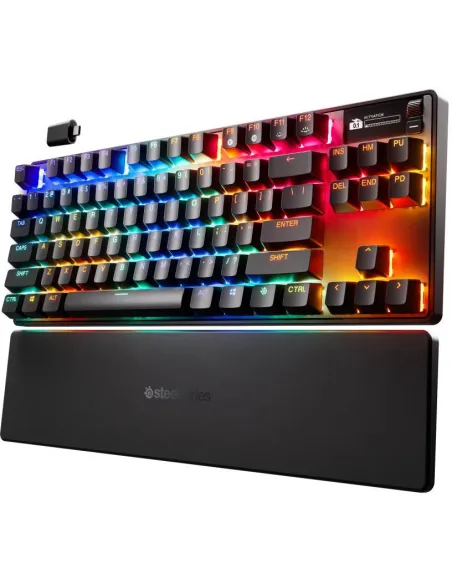 SteelSeries Apex Pro TKL Gen 3 Teclado Mecánico Gaming Inalámbrico OmniPoint 3.0 RGB USA Negro