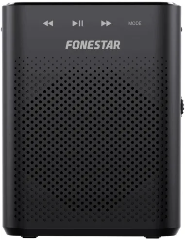 Fonestar ALTA-VOZ-W30 Amplificador de Voz Portátil USB/MicroSD/MP3 con Micrófono Inalámbrico Negro