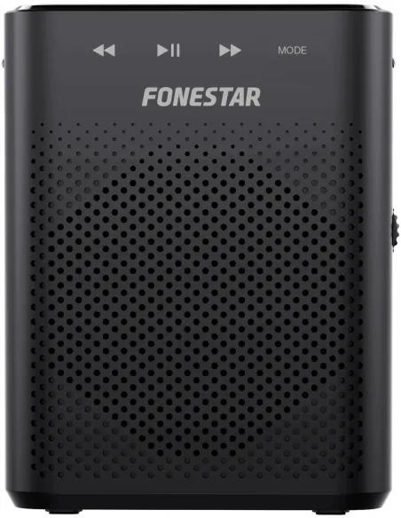 Fonestar ALTA-VOZ-W30 Amplificador de Voz Portátil USB/MicroSD/MP3 con Micrófono Inalámbrico Negro