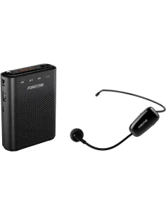 Fonestar ALTA-VOZ-W30 Amplificador de Voz Portátil USB/MicroSD/MP3 con Micrófono Inalámbrico Negro-MULT55209