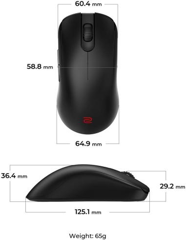 Zowie FK2-DW Ratón Gaming Inalámbrico 3200 DPI