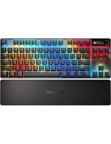 SteelSeries Apex Pro TKL Gen 3 Teclado Mecánico Gaming Inalámbrico OmniPoint 3.0 RGB USA Negro