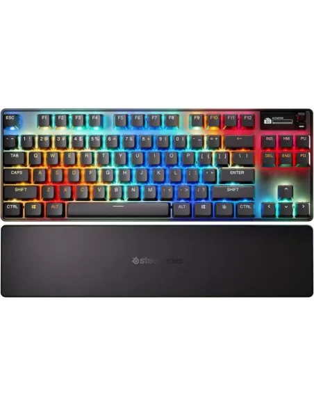 SteelSeries Apex Pro TKL Gen 3 Teclado Mecánico Gaming Inalámbrico OmniPoint 3.0 RGB USA Negro