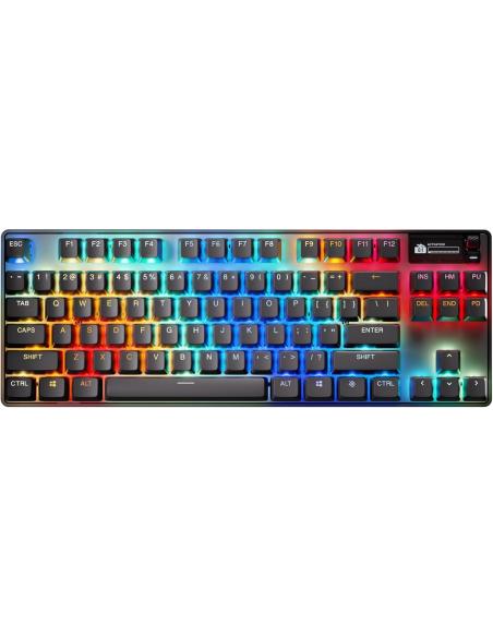 SteelSeries Apex Pro TKL Gen 3 Teclado Mecánico Gaming Inalámbrico OmniPoint 3.0 RGB USA Negro