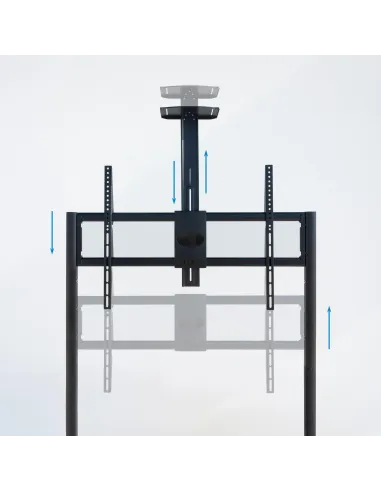 TooQ FS20208M-B IStar Soporte de Suelo con Ruedas 55"-100" Máx. 120Kg Negro