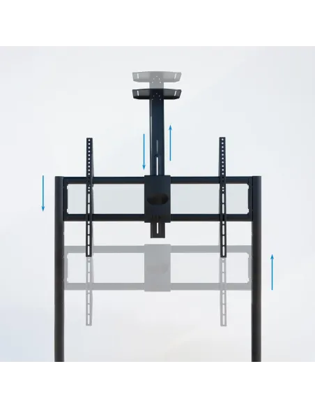 TooQ FS20208M-B IStar Soporte de Suelo con Ruedas 55"-100" Máx. 120Kg Negro