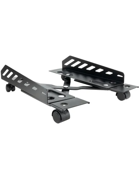 TooQ UMCS0024-B Soporte para CPU con Ruedas Hasta 25Kg Negro
