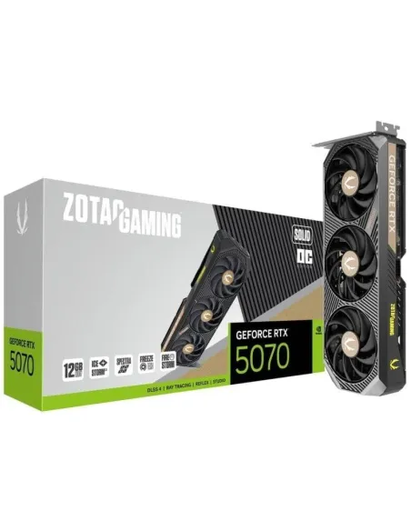 Zotac GAMING GeForce RTX 5070 SOLID OC 12GB GDDR7 Reflex 2 RTX AI DLSS4