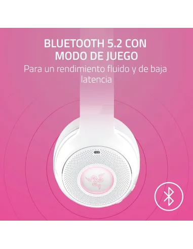 Razer Kraken Kitty V2 BT Auriculares RGB Gaming Inalámbricos Blancos