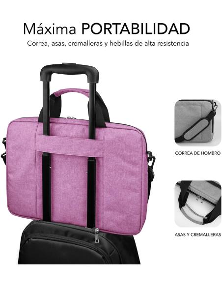 Subblim Air Padding Maletín para Portátiles de 15.6" Rosa