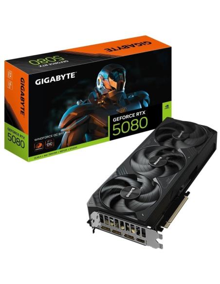 Gigabyte GeForce RTX 5080 WINDFORCE OC SFF 16GB GDDR7 Reflex 2 RTX AI DLSS4