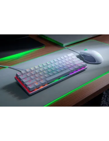 Razer Huntsman Mini Mercury Teclado Gaming RGB Switch Purple US Layout