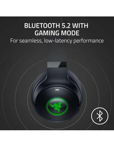 Razer Kraken Kitty V2 BT Auriculares RGB Gaming Inalámbricos Negros