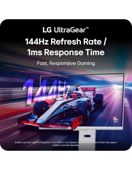 LG UltraGear Smart 32G810SA-W 31.5" LED IPS UltraHD 144Hz Altura Ajustable FreeSync Premium