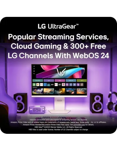 LG UltraGear Smart 32G810SA-W 31.5" LED IPS UltraHD 144Hz Altura Ajustable FreeSync Premium