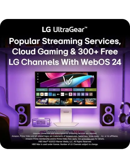 LG UltraGear Smart 32G810SA-W 31.5" LED IPS UltraHD 144Hz Altura Ajustable FreeSync Premium