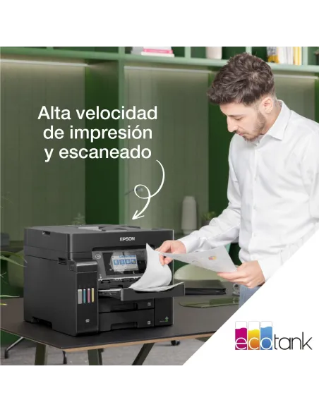 Epson Ecotank ET-5805 Impresora de Tinta Multifunción Color WiFi Negra